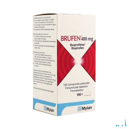 Brufen 400 mg Filmomhulde Tabletten 100 X 400 mg 