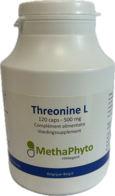 Threonine L 500 mg 120 Capsule Hildegard  -  Methaphyto