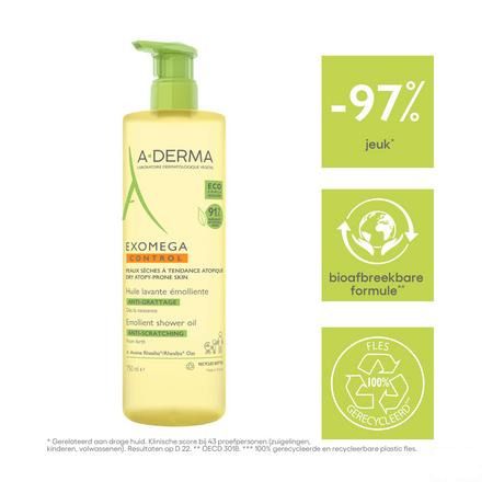 Aderma Exomega Control Huile Lavante 750 ml  -  Aderma