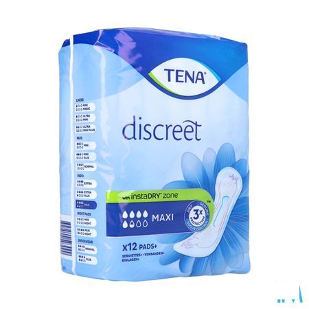 Tena Discreet Maxi 12