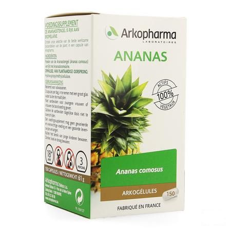 Arkogelules Ananas Vegetal 150  -  Arkopharma