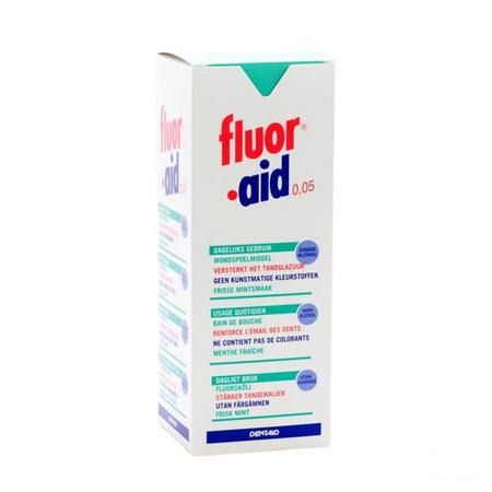 Fluor Aid 0,05% Mondspoelmiddel 500 ml 3104  -  Dentaid