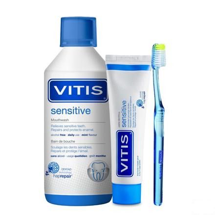 Vitis Sensitive Tandenborstel 32381  -  Dentaid