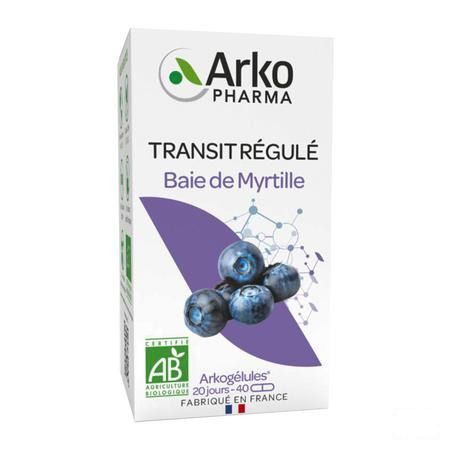 Arkogelules Myrtille Baie Bio Caps 40 Nf  -  Arkopharma