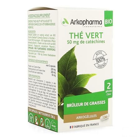 Arkocaps Groene Thee Bio Capsule 130  -  Arkopharma