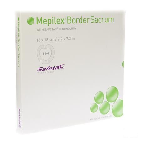 Mepilex Border Ag Sacrum Ster 18,0X18,0 5 382000  -  Molnlycke Healthcare