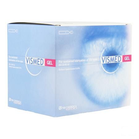 Vismed Gel Bevochtigen Ogen 0,3% Flacon 60 X 0,45 ml