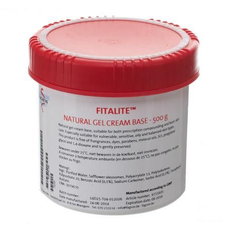 Fitalite Gel Cream 500 gr  -  Fagron