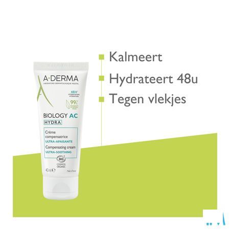 Aderma Biology Ac Hydra Compenserende Creme 40 ml