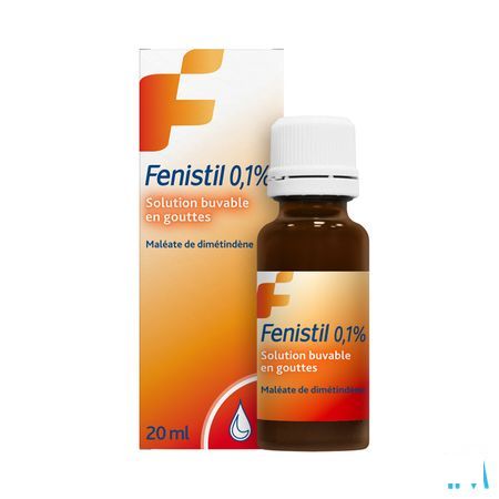 Fenistil 0,1% Drinkbare Oplossing 1 mg/ml Druppels 20 ml