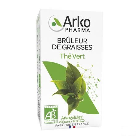 Arkocaps Groene Thee Bio Capsule 40  -  Arkopharma