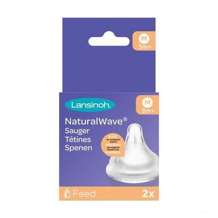 Lansinoh Natural Wave Speen Medium 2  -  Lansinoh Laboratories