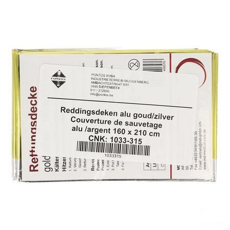 Topmed Reddingsdeken Aluminium