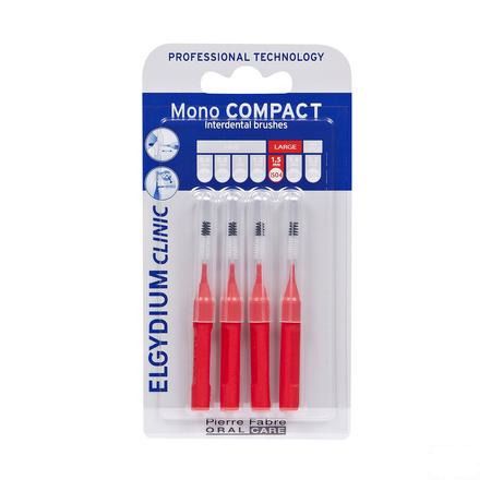 Elgydium Clinic Monocompact Red