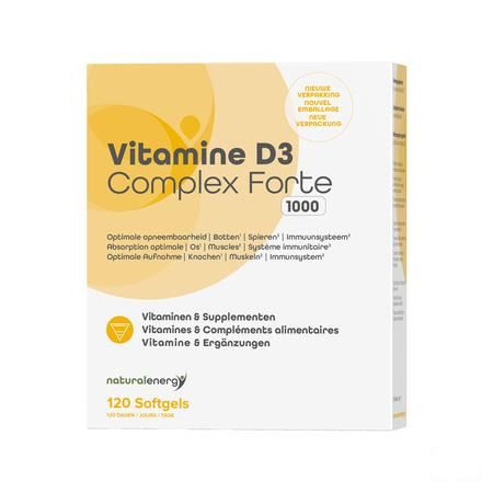 Vitamine D Complex Forte Natural Energy Parel 120