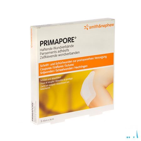 Primapore S & n Verband Post-op 10cmx 8cm 5 66030263  -  Smith Nephew