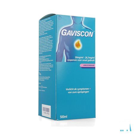 Gaviscon Anijs - Anis Suspensie Drink 500 ml