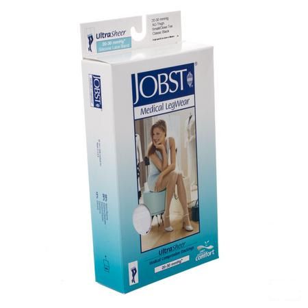 Jobst Ultrasheer Comf.K2 Dijkous Cl.Black S