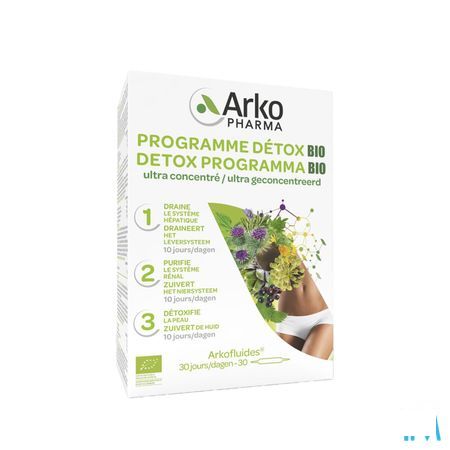 Arkofluide Programme Detox Ampoule 30  -  Arkopharma