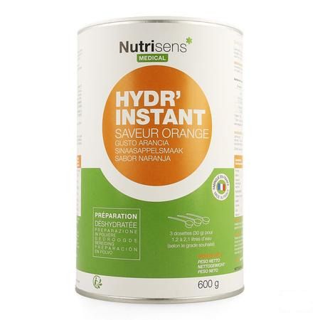 Hydr'instant Sinaasappel 600 gr  -  Nutrisens Medical