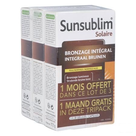 Sunsublim Bronzage Integral Tripack Capsule 3x30