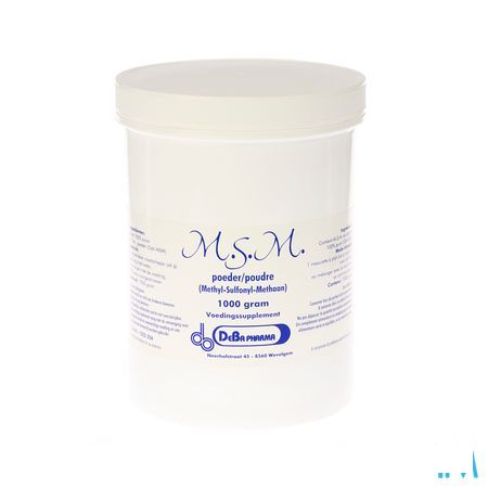 Msm Poeder Soluble - Oplosb 1kg  -  Deba Pharma