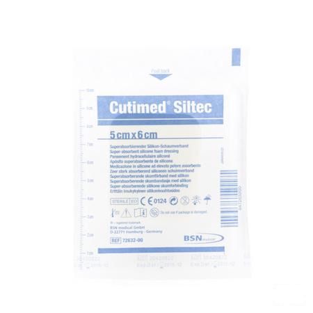 Cutimed Siltec Compresse Sterile il 5,0X 6,0Cm 1 7328500