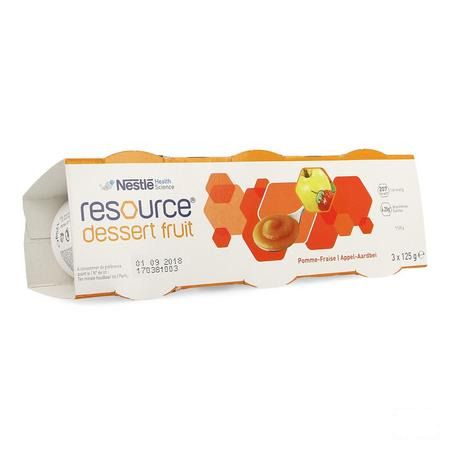 Resource Dessert Fruit Pomme-frais 3x125 gr 12332829  -  Nestle