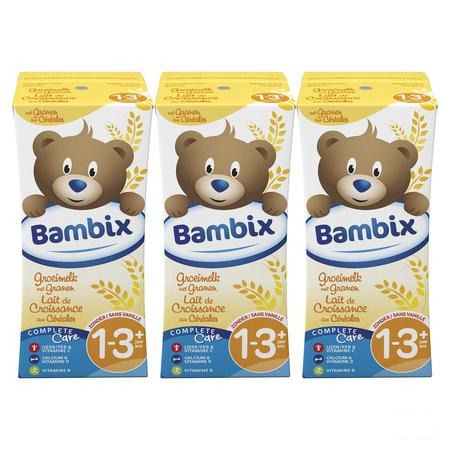 Bambix Groeimelk Granen 3X200 ml