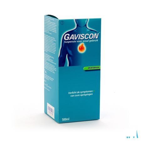 Gaviscon Menthe Munt Suspensie Drink 500 ml