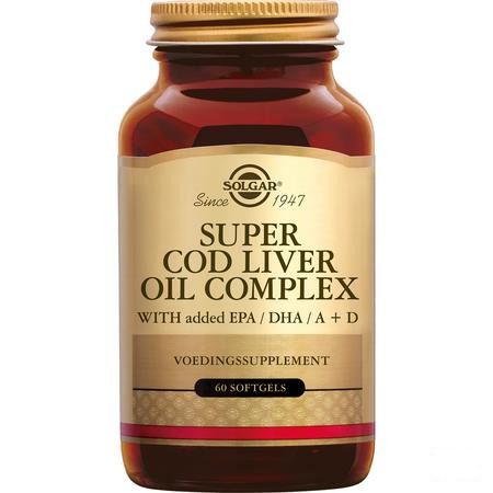 Super Cod Liver Oil Compl (hle Foie Mor.)softgel60  -  Solgar Vitamins