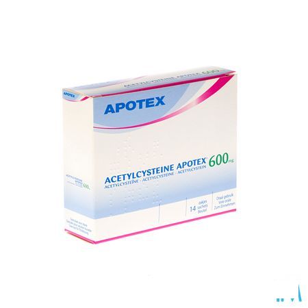 Acetylcysteine Apotex Zakjes 14 X 600 mg