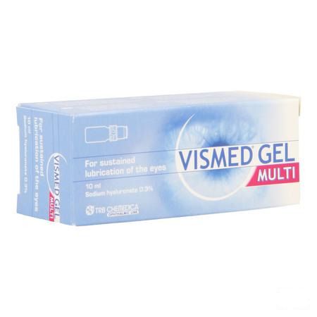 Vismed Gel Multi Bevochtigen Ogen 0,3% Flacon 10 ml