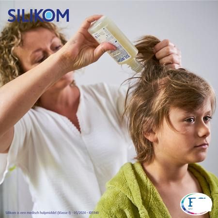 Silikom Once Shampoo Tegen Luizen & Neten 200 ml  -  EG