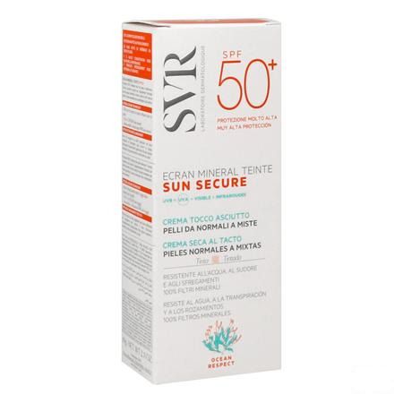 Sun Secure Mineral Teite Peau Normale Ip50 + 60 ml  -  Svr Laboratoire