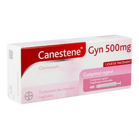 Canestene Gyn Clotrimazole 500 mg Comprimes Vaginale 1