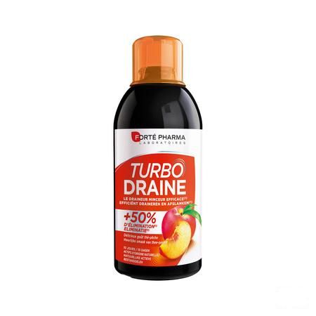 Turbodraine The Vert Peche 1x500 ml  -  Forte Pharma