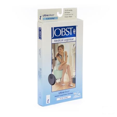 Jobst Ultrasheer Comf.k1 Kniekous Cl.black S