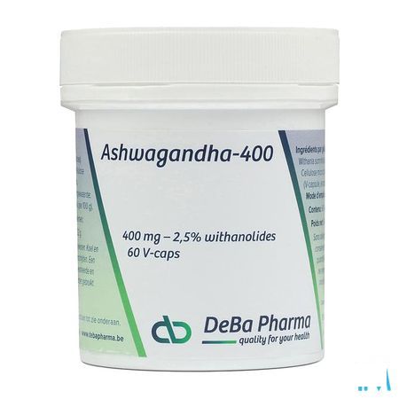 Ashwagandha 400 V-Capsule 60  -  Deba Pharma