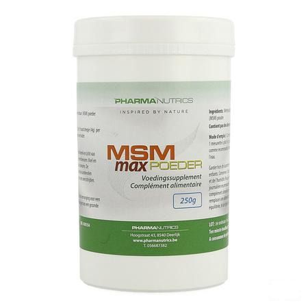 Msm Max Pdr 250G Pharmanutrics  -  Pharmanutrics