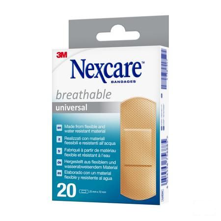 Nexcare 3M Breath.Univ.25X72Mm Strips 20 N0320Ns-1  -  3M