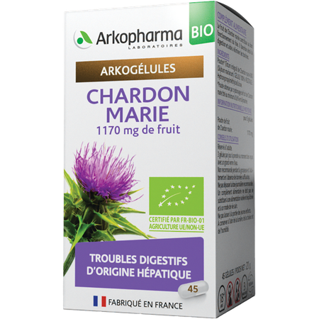 Arkogelules Chardon Marie Bio Caps 45 Nf  -  Arkopharma