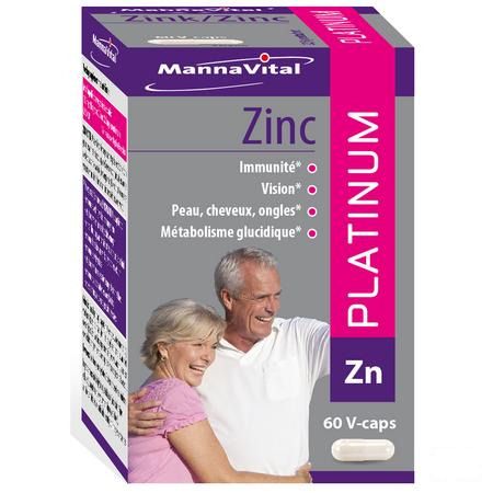 Mannavital Zink Platinum V-Capsule 60