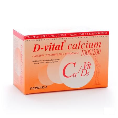 D-Vital Calcium Orange 1000 zakjes 30  -  Depharm