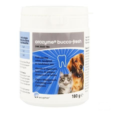 Orozyme Bucco-Fresh Chien Chat 180G  -  Ecuphar