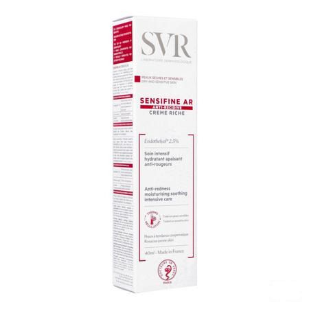 Sensifine Creme Rijke Ar 40 ml  -  Svr Laboratoire