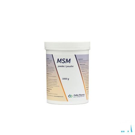 Msm Poeder Soluble - Oplosb 1kg  -  Deba Pharma