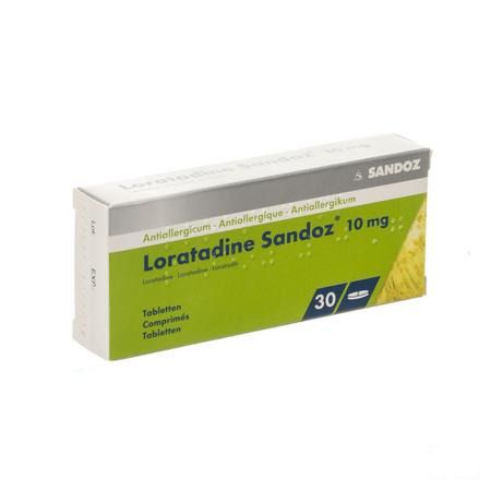 Loratadine Sandoz Tabletten 30 X 10 mg 