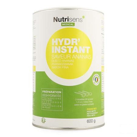 Hydr'instant Ananas 600 gr  -  Nutrisens Medical