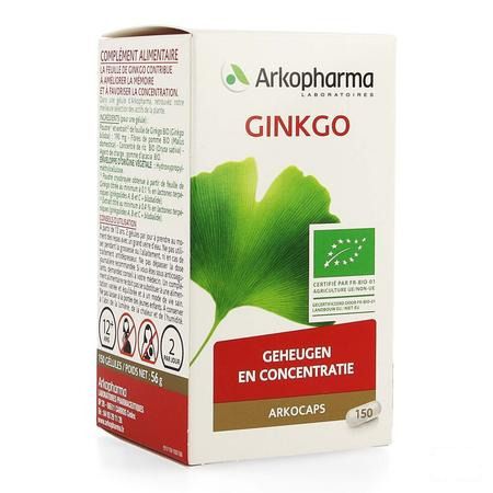 Arkogelules Ginkgo Bio Capsule 150  -  Arkopharma